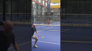 The point is never over in padel keep pushing untill the end 💪 padel padelvideos training [upl. by Morna]