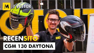 CGM 130 Daytona Recensione casco jet urbantouring da 98 euro [upl. by Ahsac980]