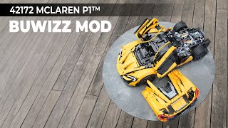 Motorized LEGO® Technic 42172 McLaren P1™ with BuWizz  Test drive 22 [upl. by Arbmik]