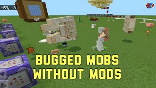 BUGGED MOBS WITHOUT MODS IN MINECRAFT COMMAND BLOCK [upl. by Lars785]