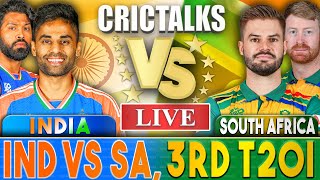 Live IND Vs SA 3rd T20I Centurion  Live Scores amp Commentary  India vs South Africa [upl. by Aihtnys]