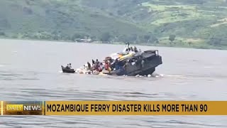 Mozambique  au moins 90 morts dans le naufrage dun ferry [upl. by Danuloff]