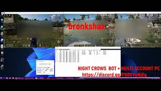 NIGHT CROWS BOT  MULTI ACCOUNT PC [upl. by Annoya]