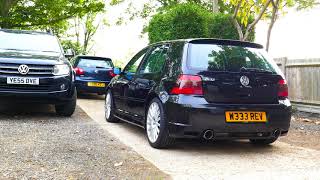 Golf MK4 R32 Scorpion CatBack Exhaust [upl. by Oniotna]