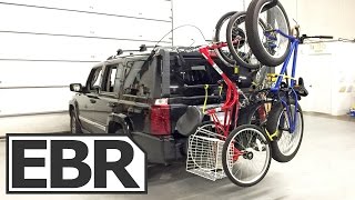 Totem Pole TP6 Vertical Hanging Bike Rack Review  Carry 6 Bikes on Your Car Up Right Designs [upl. by Omrelliug]