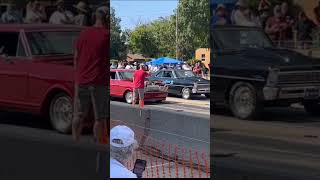 Supercharged Chevy Nova Vs Nitrous Chevy Nova [upl. by Alik]