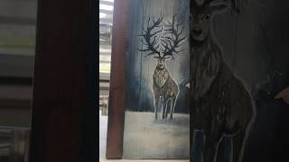 Latest fore edge painting 🎨🦌calicogallery paintings foreedgepainting books watercolor [upl. by Aidne]