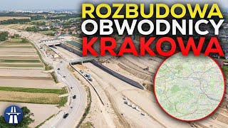 Rozbudowa obwodnicy Krakowa o 3 pas ruchu A4 i S52  informacje problemy warianty przebudowy [upl. by Aleakim]