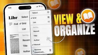 How to View amp Organize Your Library on Apple Books  Quick Guide to the iPhone Books App [upl. by Nosredneh192]