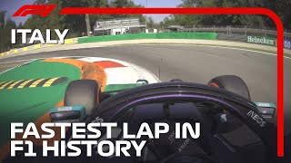 The Fastest Lap In F1 History  Lewis Hamiltons Pole Lap  2020 Italian Grand Prix  Pirelli [upl. by Alejna]