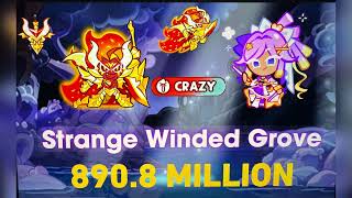 CookieRun OvenBreak  Strange Winded Grove Trophy Race 8908M  GPZ [upl. by Ariek]