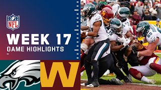 Eagles vs Washington Football Team Week 17 Highlights  NFL 2021 [upl. by Sivle495]