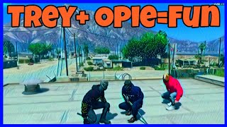 Treyten amp Opie ft Frenchie Elite amp Lauren Elanip Highlights GTA 5 RP [upl. by Auoh]