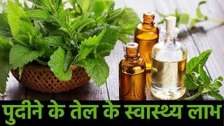 पिपरमिंट ऑयल के स्वास्थ्य और ब्यूटी लाभ  Peppermint Oil Uses and Benefits In Hindi [upl. by Tildi]