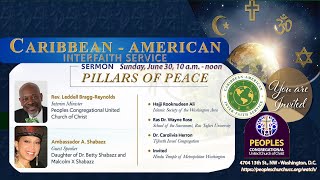 Sunday 6302024 CaribbeanAmerican Interfaith Service Peoples Congregational UCC [upl. by Asir]