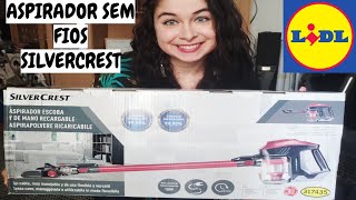 ASPIRADOR SEM FIOS SILVERCREST  ASPIRADOR MANUAL E DE PÉ COM BATERIA  UNBOXING E REVIEW [upl. by Martres]