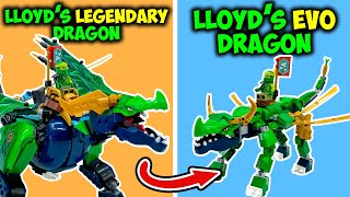 I Built LEGO Ninjago EVO Dragons for EVERY Ninja [upl. by Anyrtak]