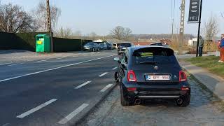 Abarth 695 Esseesse Start up and accelerations [upl. by Ewald]