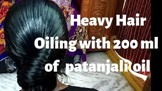 How to do heavy hair oiling  Champi  Hair oiling routine  Heavy hair oiling benifits  maalish [upl. by Khai422]