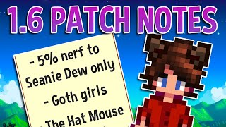 Reading the Stardew Valley 16 Patch Notes [upl. by Maurilla3]