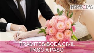 Matrimonio Civil ¿Qué trámites y papeles necesito para mi Boda [upl. by Towney222]