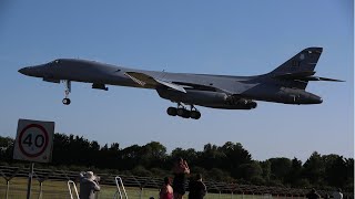 B1 BOMBERS FAIRFORD LAST MOVEMENTS FOR 2023  4K [upl. by Anaitsirk]