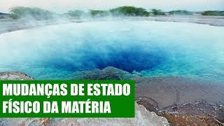 Mudanças de estados físicos da matéria [upl. by Refinej516]