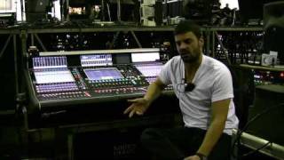 DiGiCo SD7 on tour with Kevin Glendenning Monitors for Lenny Kravitz [upl. by Mannes]