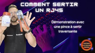 Comment câbler un RJ45 à sertir [upl. by Wallraff]