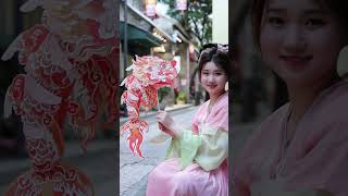 鳌华盛彩灯Dragon LanternhappynewyearbestwishesDIYfamilytimehappymomentshandworktradionalculture [upl. by Imoen]