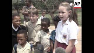 South Africa  Protest Over Black Pupils [upl. by Keon835]