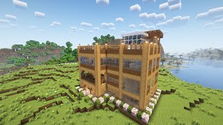 Minecraft creative Build four story house [upl. by Hteik]