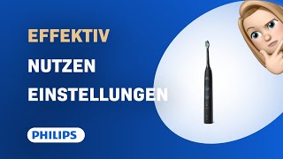 Wie man die Einstellungen des Philips Sonicare ProtectiveClean 5100 HX6850 effektiv nutzt [upl. by Anattar]