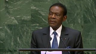 🇬🇶 Equatorial Guinea  President Addresses General Debate 73rd Session [upl. by Yelnek]