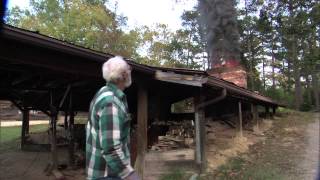 Salt Firing and Adding Salt to the Kiln with Master Potter Vernon Owens [upl. by Kokaras]