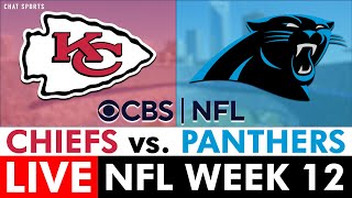 Chiefs vs Panthers Live Streaming Scoreboard PlayByPlay Highlights amp Stats  NFL Week 12 On CBS [upl. by Hsaka]