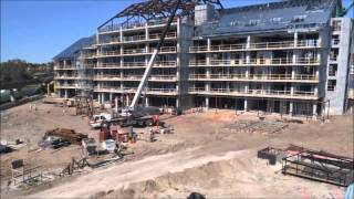 Construction Time Lapse Video  The Villas at Disneys Grand Floridian [upl. by Brinkema]