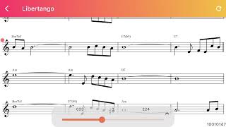 【楽譜】『Libertangoリベルタンゴ』メロディ楽譜 10010147 [upl. by Aita]