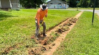 Completely OVERGROWN SIDEWALKS TRANSFORMED [upl. by Huda]