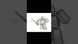 Sword Animation   Roblox  animation roblox drawing edit shorts [upl. by Arimihc]