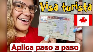 GUÍA de aplicación online VISA de turista para Canadá 2021PASO A PASO🇨🇦Tramitar la ETA de Canadá✅ [upl. by Suvart733]