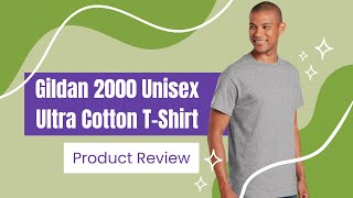 Gildan 2000  Unisex Ultra Cotton TShirt  Awkward Styles Product Review [upl. by Jamil]