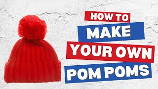 Pom Pom Perfection Easy DIY with Clover® Pom Pom Maker 🎉🧶 [upl. by Duleba]