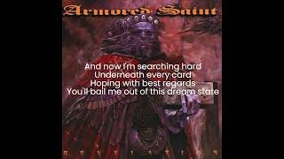 Armored Saint  Upon My Departure lyrics [upl. by Enehpets]