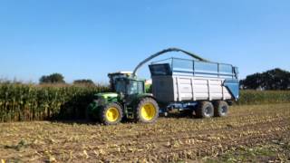 Ensilage de maïs 2014 avec ensileuse Claas Jaguar 940 [upl. by Anitneuq261]