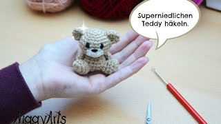 NiggyArts  Häkelanleitung für superniedlichen Teddy für etwas geübtere Häklerinnen [upl. by Mayhew209]