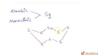 Which allotropic form of sulphur is thermodynamically stable at room temperature [upl. by Nylaroc]