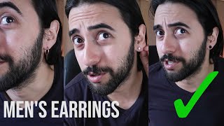 3 Earring Styles for Men [upl. by Lisa507]