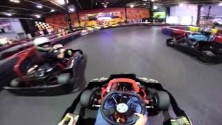 Super Fast Indoor Go Kart Racing [upl. by Enimzaj]