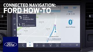 Ford Connected Navigation  Ford HowTo  Ford [upl. by Einttirb708]